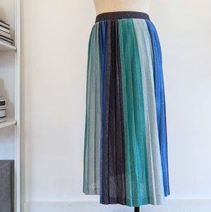 Turquoise Blue Spectrum Sparkle Skirt